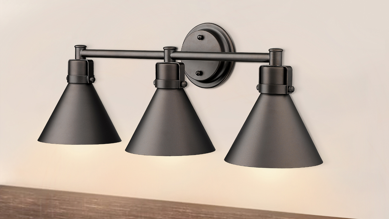 Zeyu 3-Light Vanity Lights, Farmhouse Bathroom Light